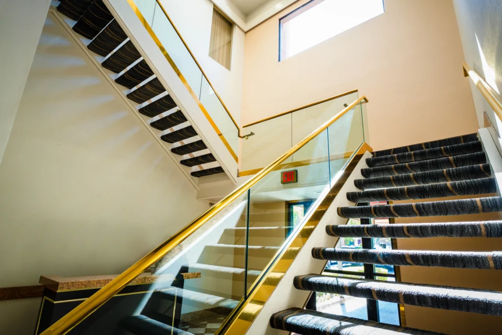 Main staircase in the 2300 Building