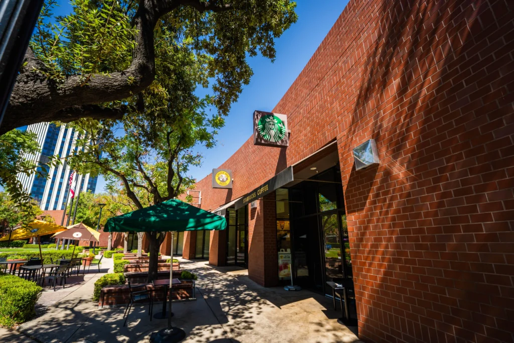Einstein Bros Bagels storefront at Civic Center Square