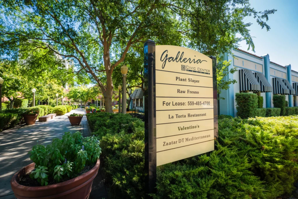 Directory sign for The Galleria