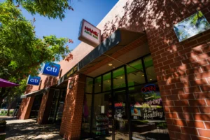 NeVela Juice Bar storefront Crescent Building