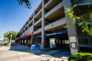 N Street Parking Pavilion structure
